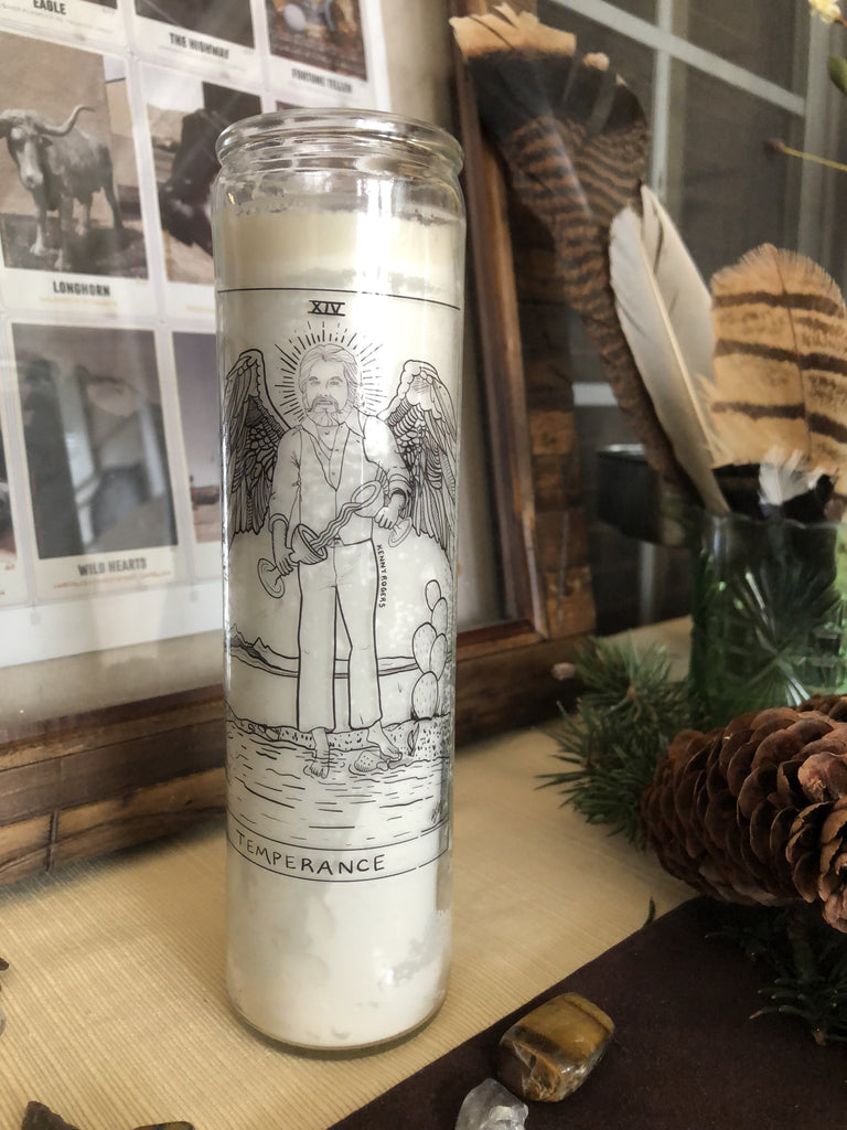 Outlaw Prayer Candle(s): Black and White